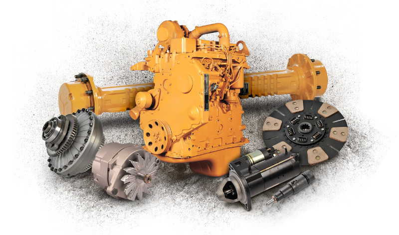 Remanufactured heavy equipment parts