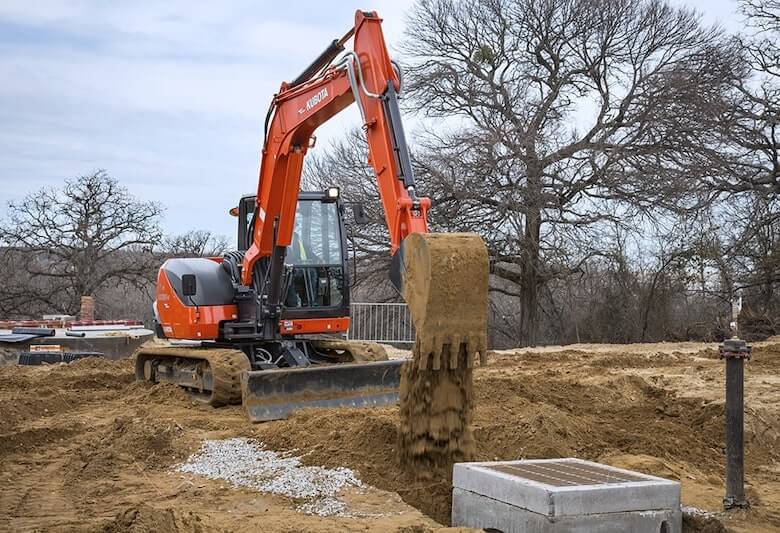 Kubota excavator