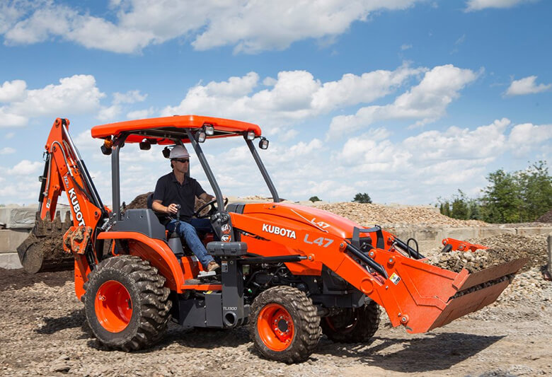 Kubota backhoe