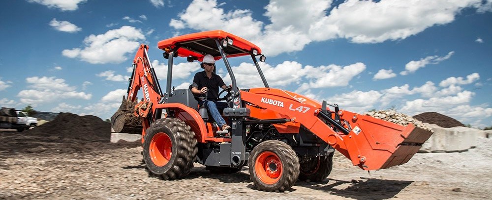 backhoe for rent at Eagle Power & Equipment