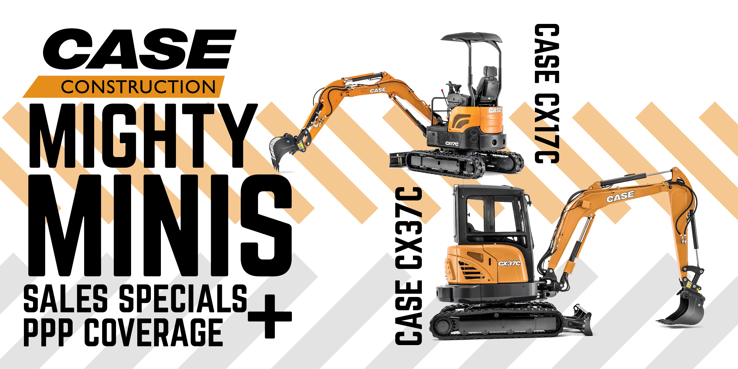 Mighty Minis: Impressive Deals on CASE CX17C and CX37C Mini-Excavators